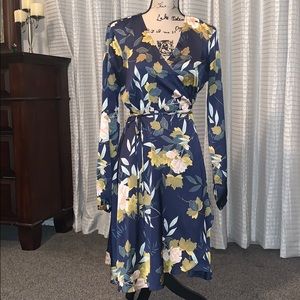 Lulu’s Floral Wrap Dress